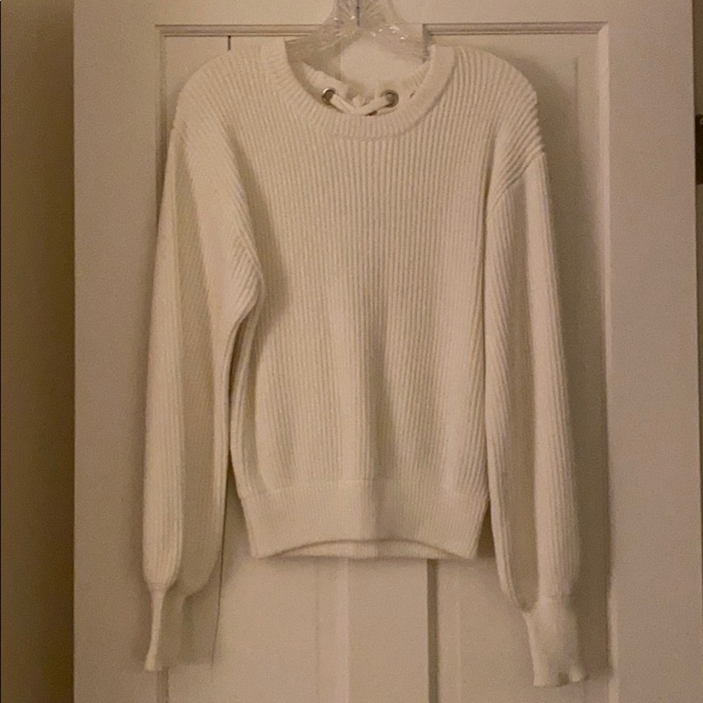 Philosophy white sweater